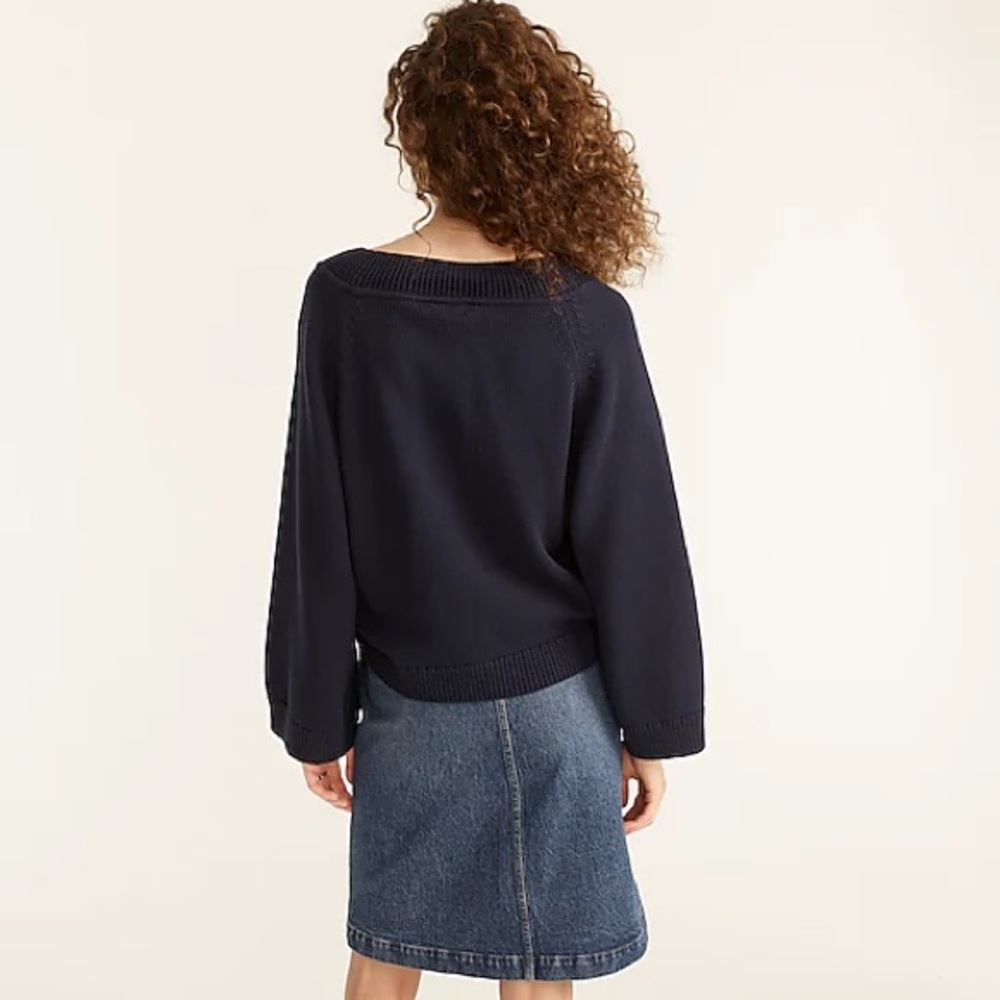 J. Crew Relaxed Sleeve Boatneck Sweater - Picture 4 of 12
